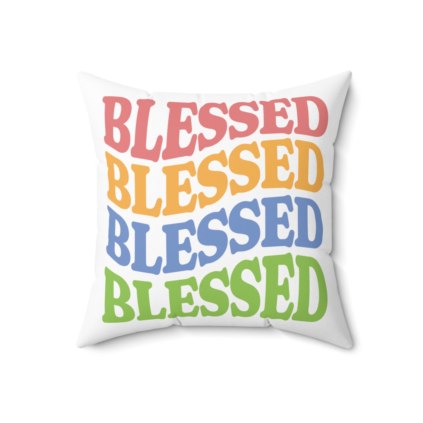 Blessed Wave Square Pillow