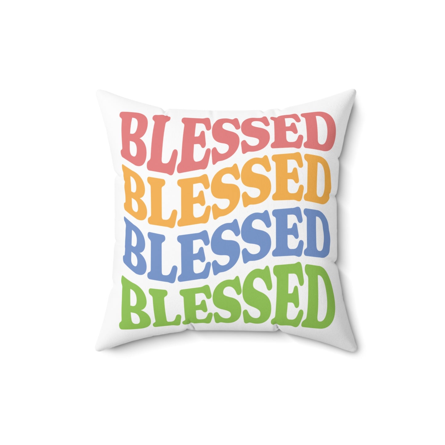 Blessed Wave Square Pillow