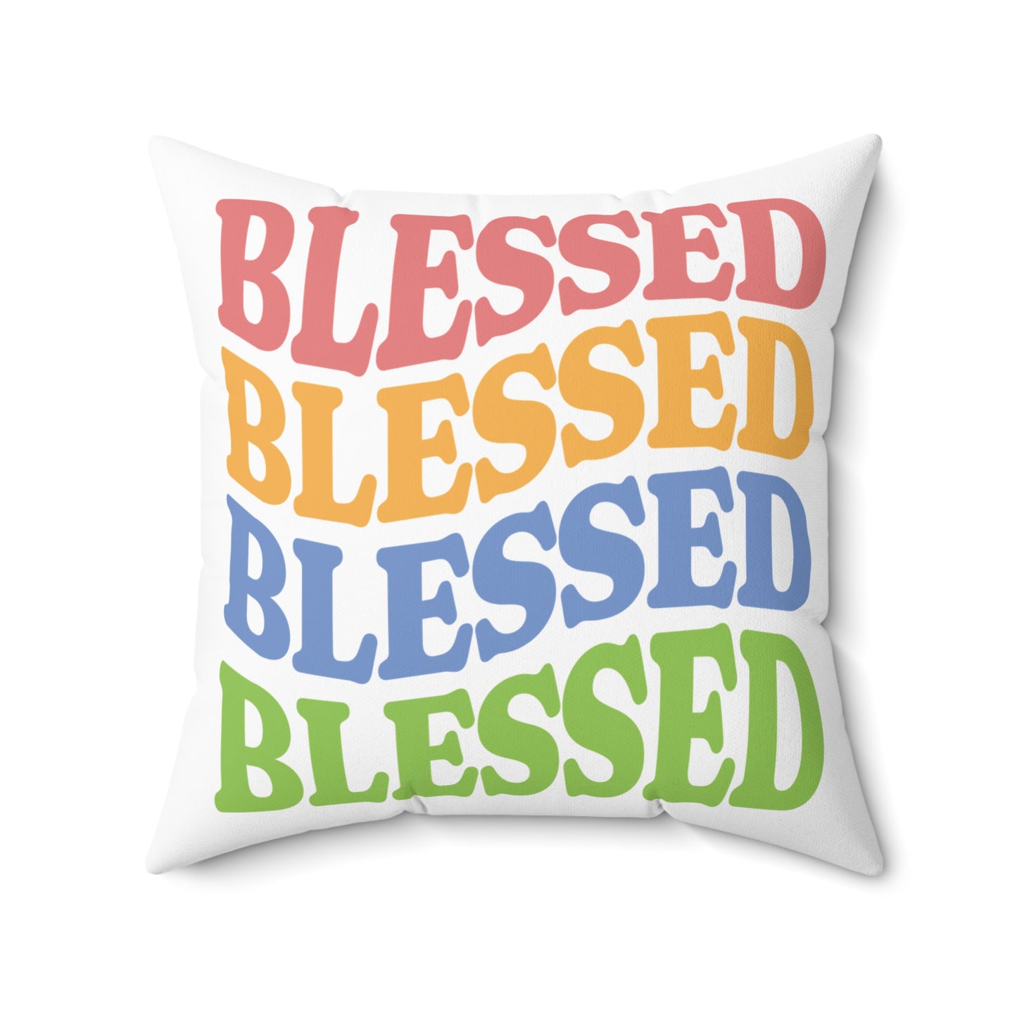 Blessed Wave Square Pillow
