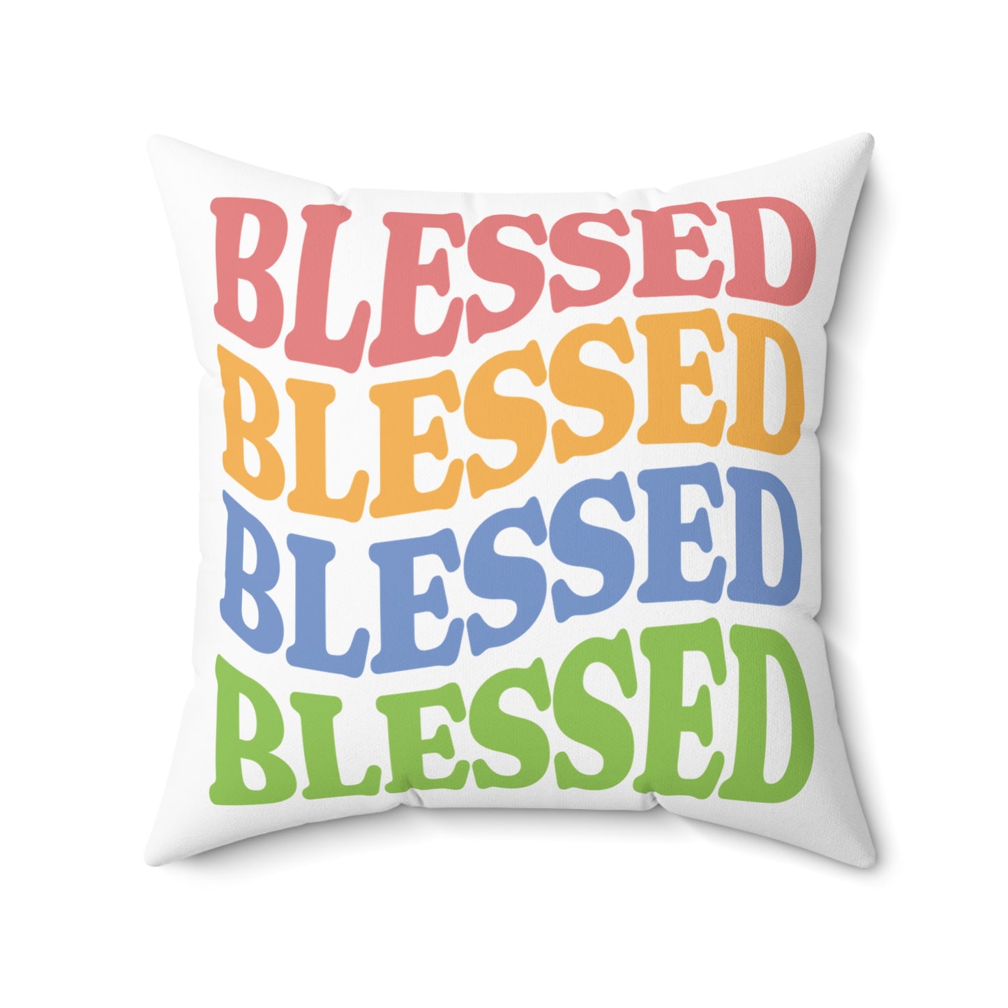 Blessed Wave Square Pillow