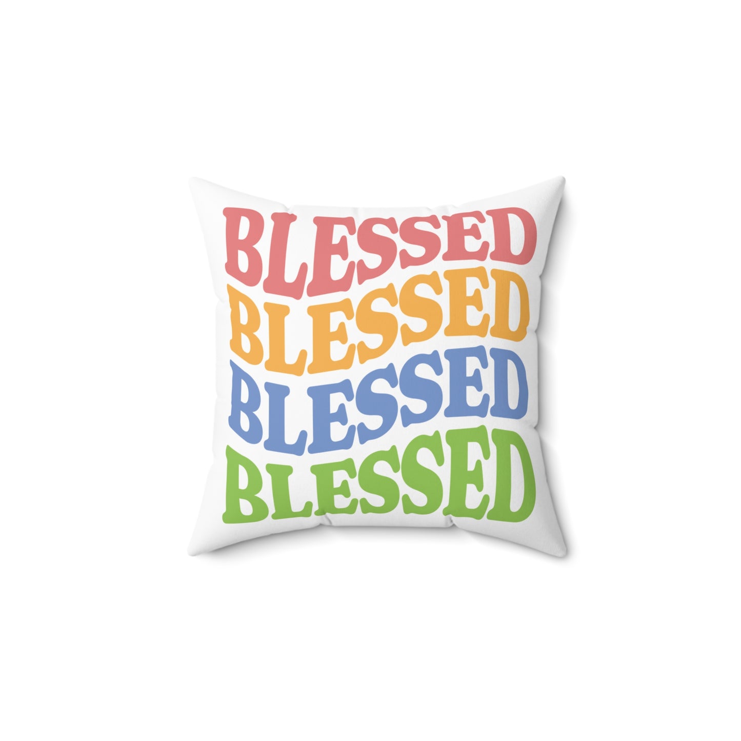 Blessed Wave Square Pillow